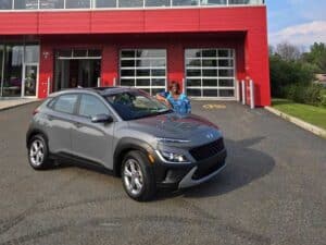 Avis client: Hyundai Kona 2022 financé avec Prêt Auto Partez