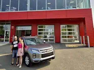 Avis client: Mitsubishi RVR 2023 financé avec Prêt Auto Partez