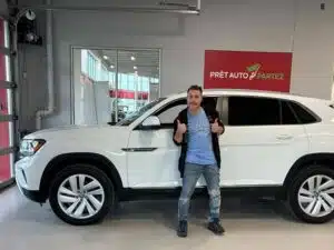Avis client: Volkswagen Atlas 2021 financé avec Prêt Auto Partez