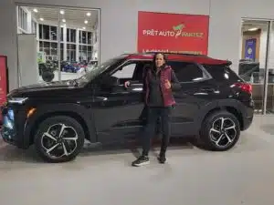 Avis client: Chevrolet Trailblazer 2022 financé avec Prêt Auto Partez