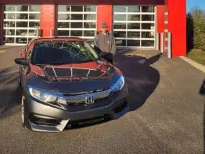 Avis client: Honda Civic 2018 financé avec Prêt Auto Partez