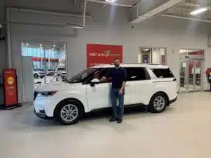 Avis client: Kia Carnival 2024 financé avec Prêt Auto Partez