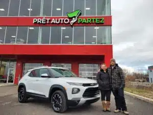 Avis client: Chevrolet Trailblazer 2023 financé avec Prêt Auto Partez