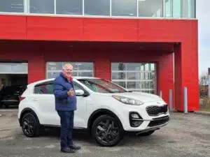 Avis client: Kia Sportage 2021 4WD financé avec Prêt Auto Partez