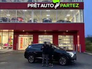 Avis client: Félicitations ! Kia Sportage 2023 financé avec Prêt Auto Partez