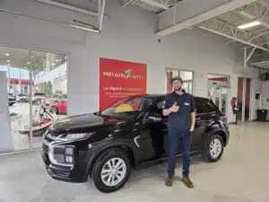 Avis client: Mitsubishi RVR 2023 financé avec Prêt Auto Partez