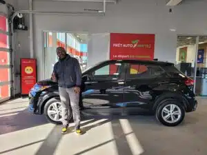 Avis client: Félicitations pour Nissan Kicks 2023 financé avec Prêt Auto Partez