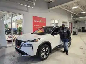 Avis client: Nissan Rogue 2021 financé avec Prêt Auto Partez