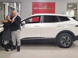 Avis client: Félicitations ! Kia Sportage 2024 financé avec Prêt Auto Partez
