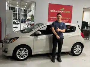 Avis client: Chevrolet Spark 2020 financé avec Prêt Auto Partez