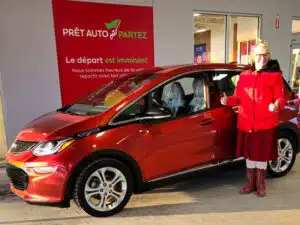 Avis client: Félicitations ! Chevrolet Bolt 2021 financé avec Prêt Auto Partez