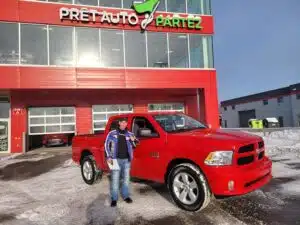 Avis client: Dodge Ram 1500 2023 financé avec Prêt Auto Partez