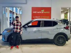 Avis client: Félicitations pour ce Nissan Kicks 2023 financé avec Prêt Auto Partez