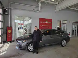 Avis client: Nissan Sentra 2023 financé avec Prêt Auto Partez