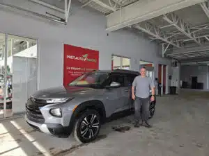 Avis client: Chevrolet Trailblazer 2023 financé avec Prêt Auto Partez