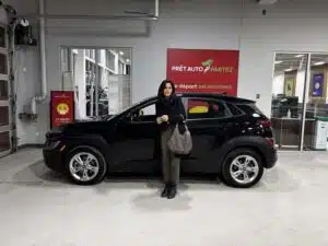 Avis client: Hyundai Kona 4WD 2023 financé avec Prêt Auto Partez