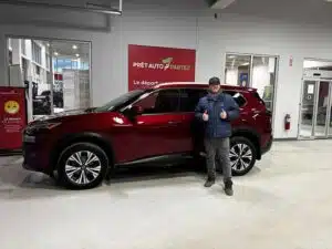 Avis client: Nissan Rogue 2021 financé avec Prêt Auto Partez