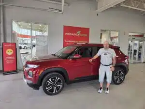 Avis client: Chevrolet Trailblazer 2021 financé avec Prêt Auto Partez