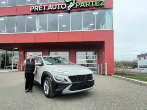 Avis client: Hyundai Kona 4WD 2023 financé avec Prêt Auto Partez