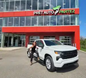 Avis client: Silverado 2023 financé avec Prêt Auto Partez