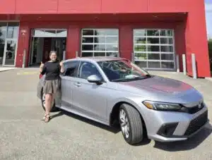 Avis client: Honda Civic 2022 financé avec Prêt Auto Partez