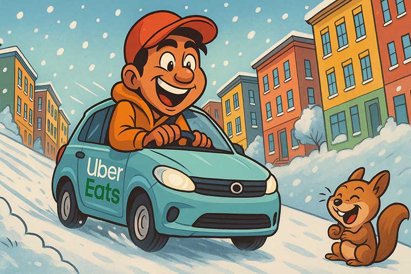 Uber Eats : des revenus intéressants avec ton auto