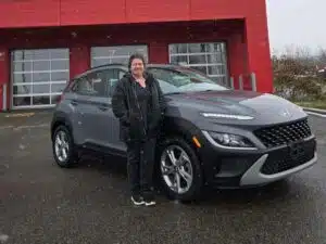 Avis client: Hyundai Kona 2023 financé avec Prêt Auto Partez