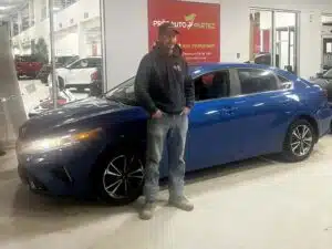 Avis client: Kia Forte EX 2022 financé avec Prêt Auto Partez